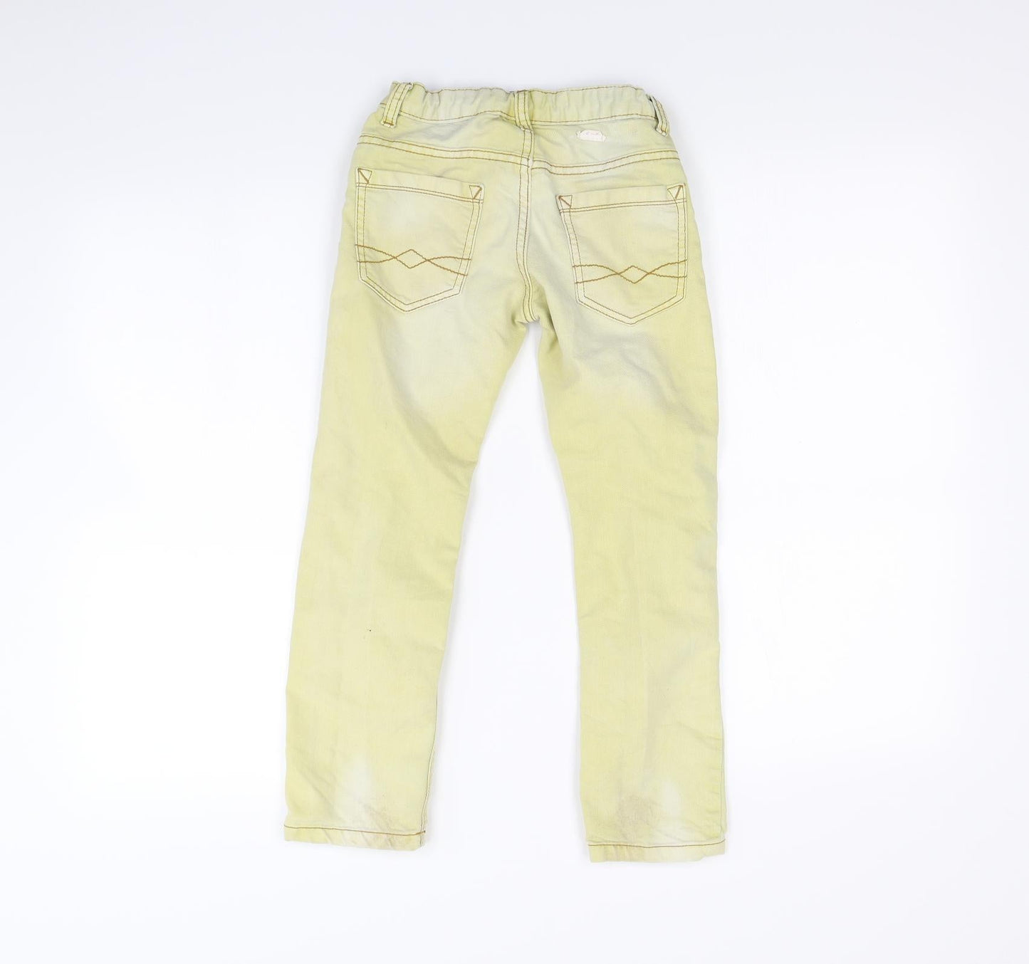 Zara Girls Yellow   Straight Jeans Size 5-6 Years