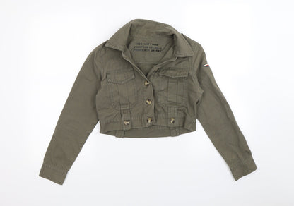 St Bernard Girls Green   Jacket  Size 10 Years