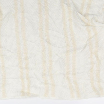 M&S Womens Ivory Striped  Pullover Jumper Size 16