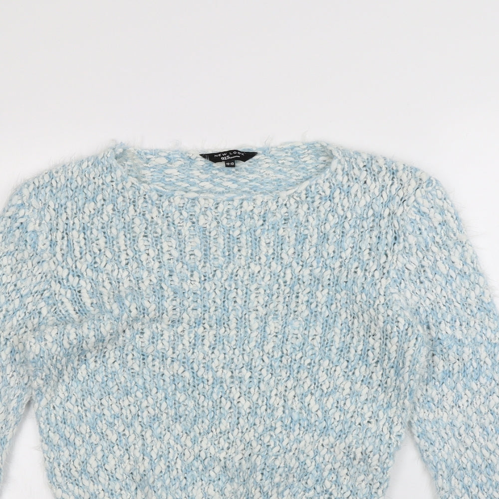 New Look Girls Blue   Pullover Jumper Size 12 Years