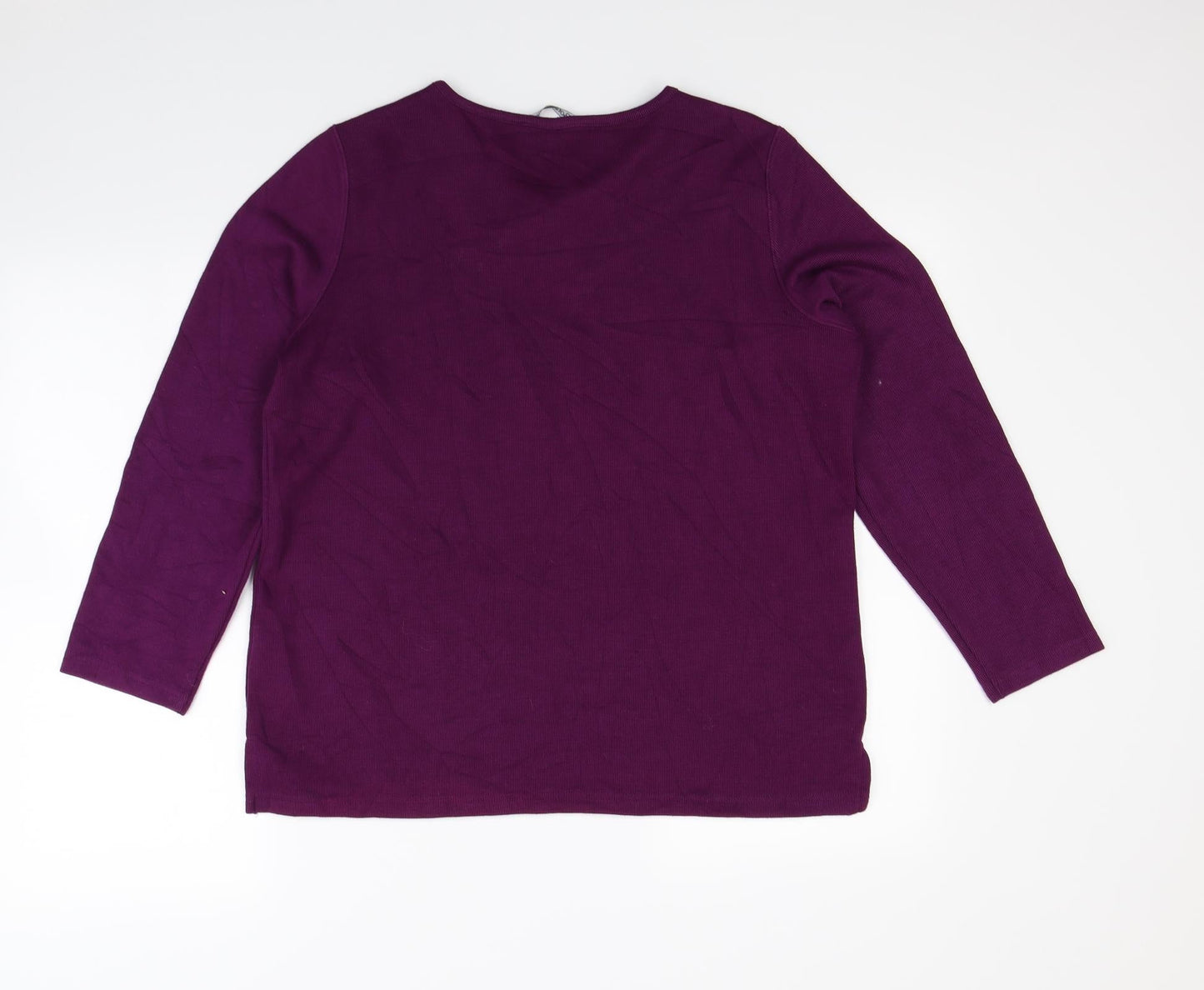 Bonmarché Womens Purple   Pullover Jumper Size M