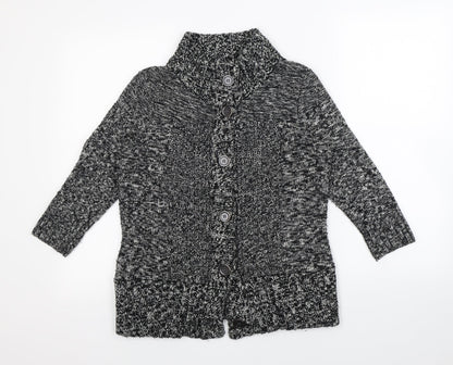Kenneth Cole Womens Black   Cardigan Jumper Size XS