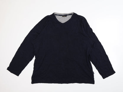 M&S Mens Blue   Pullover Jumper Size L