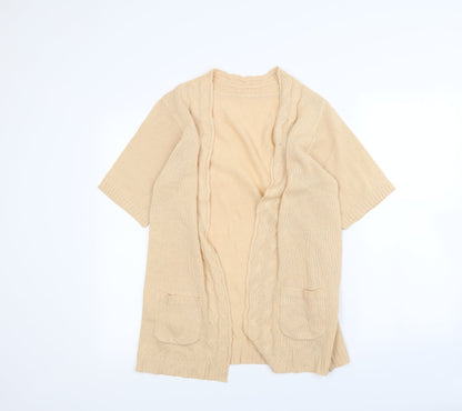 Preworn Womens Beige   Cardigan Jumper Size S