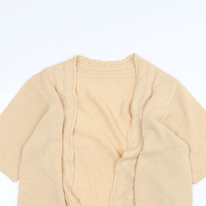 Preworn Womens Beige   Cardigan Jumper Size S