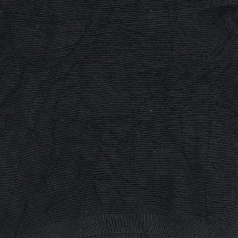 Topman Mens Black   Pullover Jumper Size S