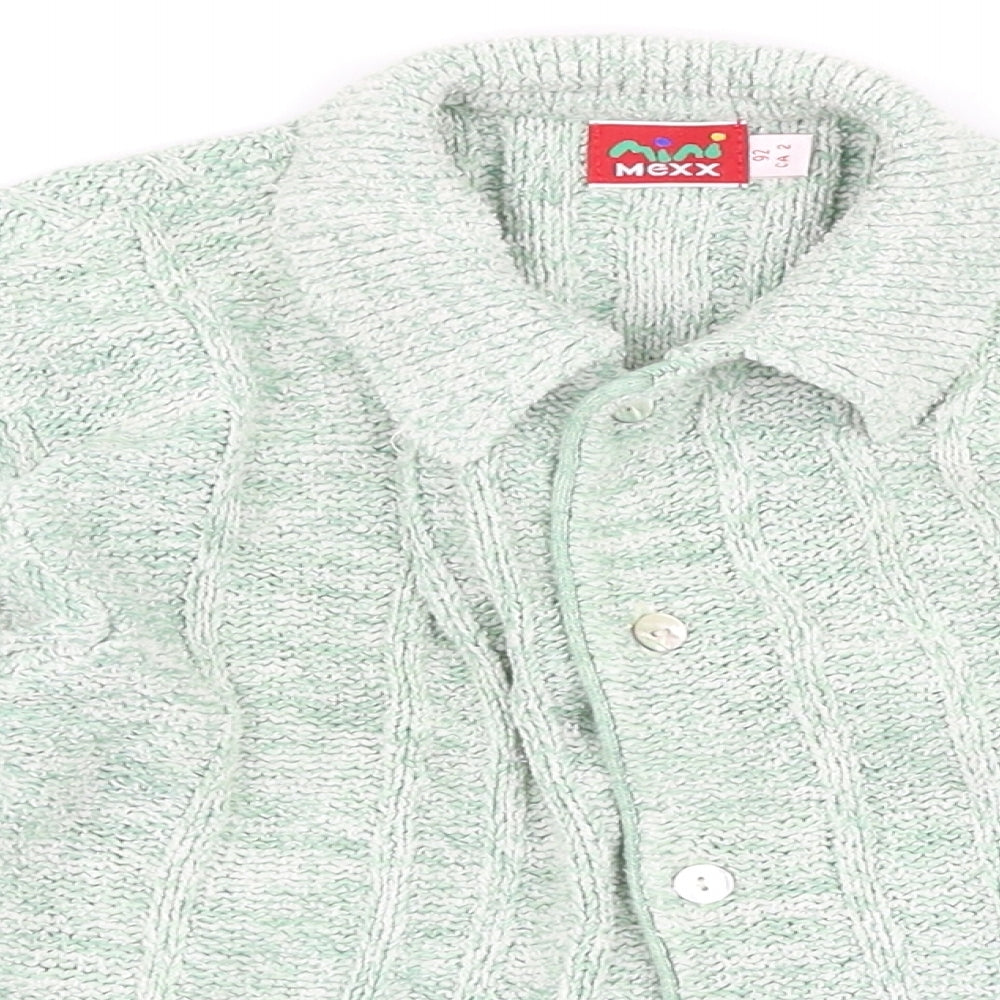 mini mexx Girls Green   Basic Button-Up Size 2 Years