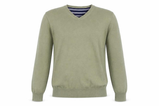 Mens UK Size S Blue Harbour Green Pullover Jumper