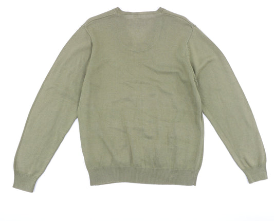 Blue Harbour Mens Green   Pullover Jumper Size S