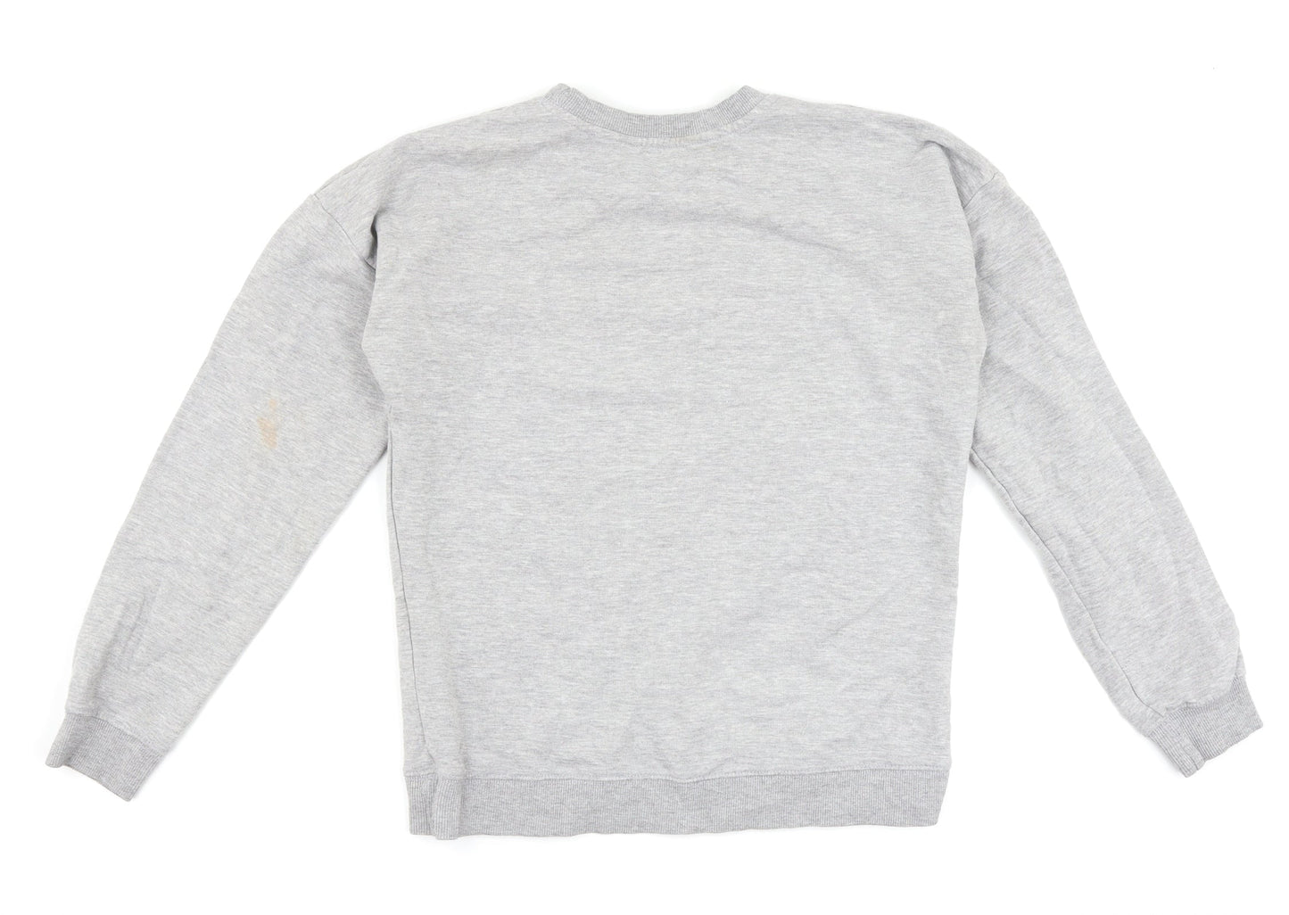 New Look Womens Grey Floral  Pullover Sweatshirt Size 10  - graphic