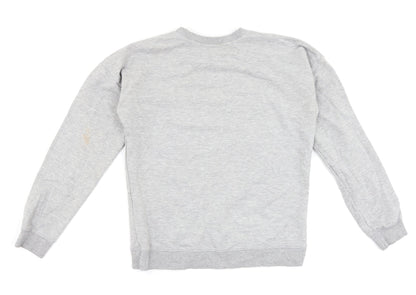 New Look Womens Grey Floral  Pullover Sweatshirt Size 10  - graphic