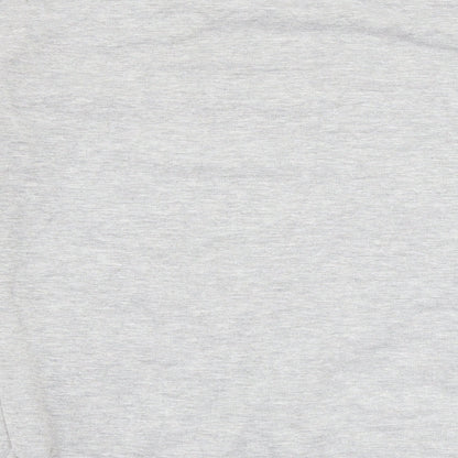 New Look Womens Grey Floral  Pullover Sweatshirt Size 10  - graphic