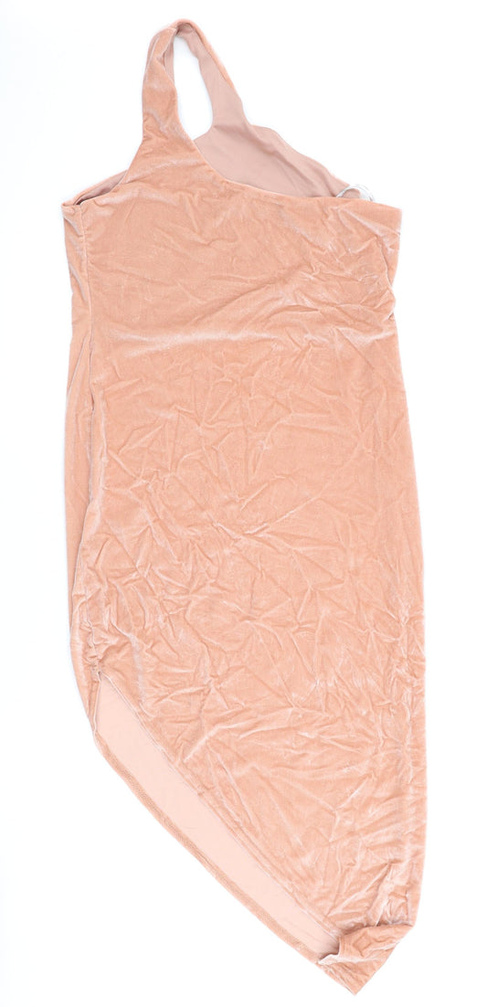 Missguided Womens Pink   Bodycon  Size 16