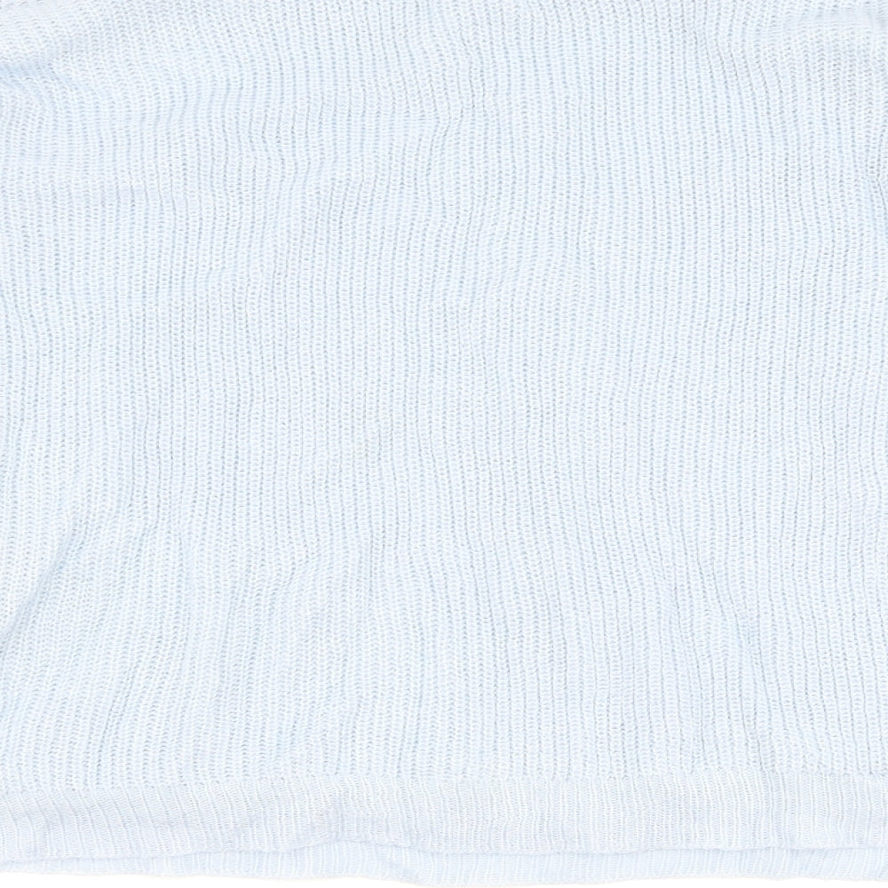 Select Womens Blue Floral  Pullover Jumper Size 18
