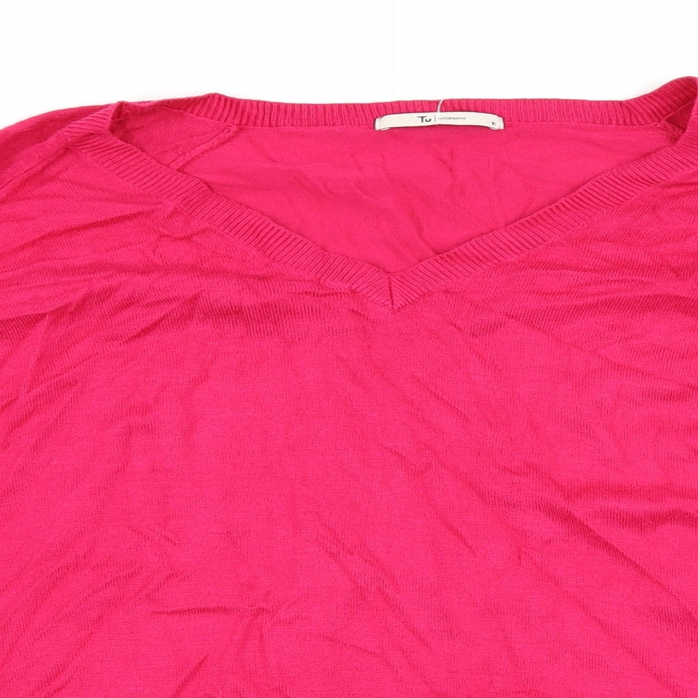 TU Womens Pink   Pullover Jumper Size 16