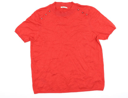 TU Womens Red   Basic T-Shirt Size 14