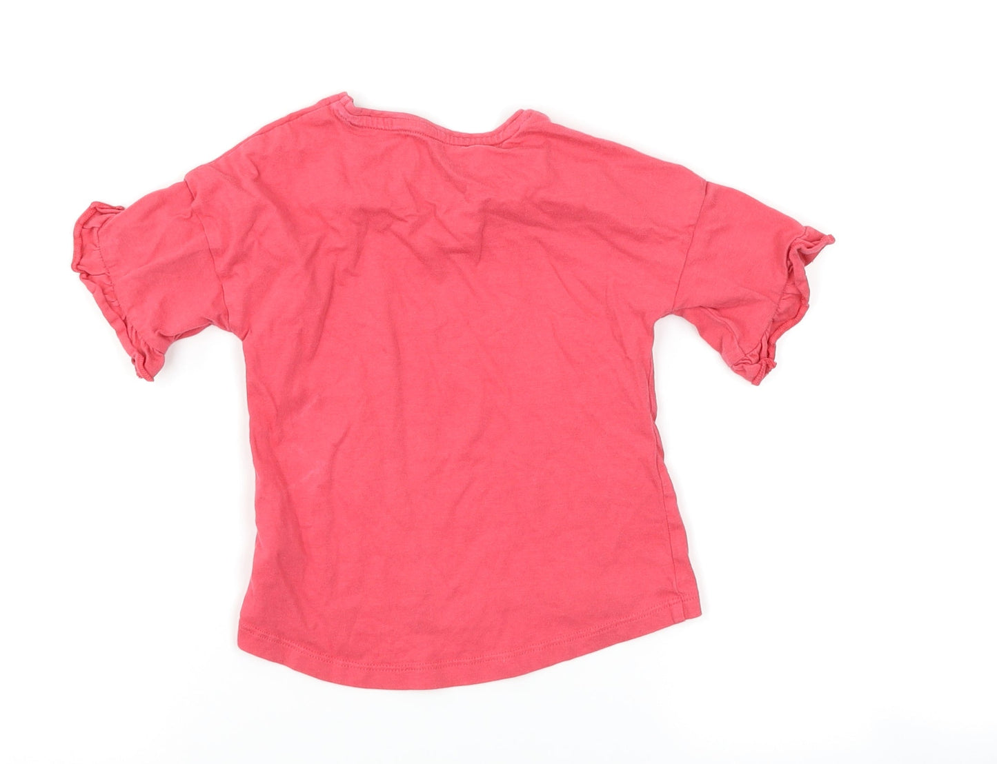 F&F Girls Pink   Basic T-Shirt Size 12-18 Months