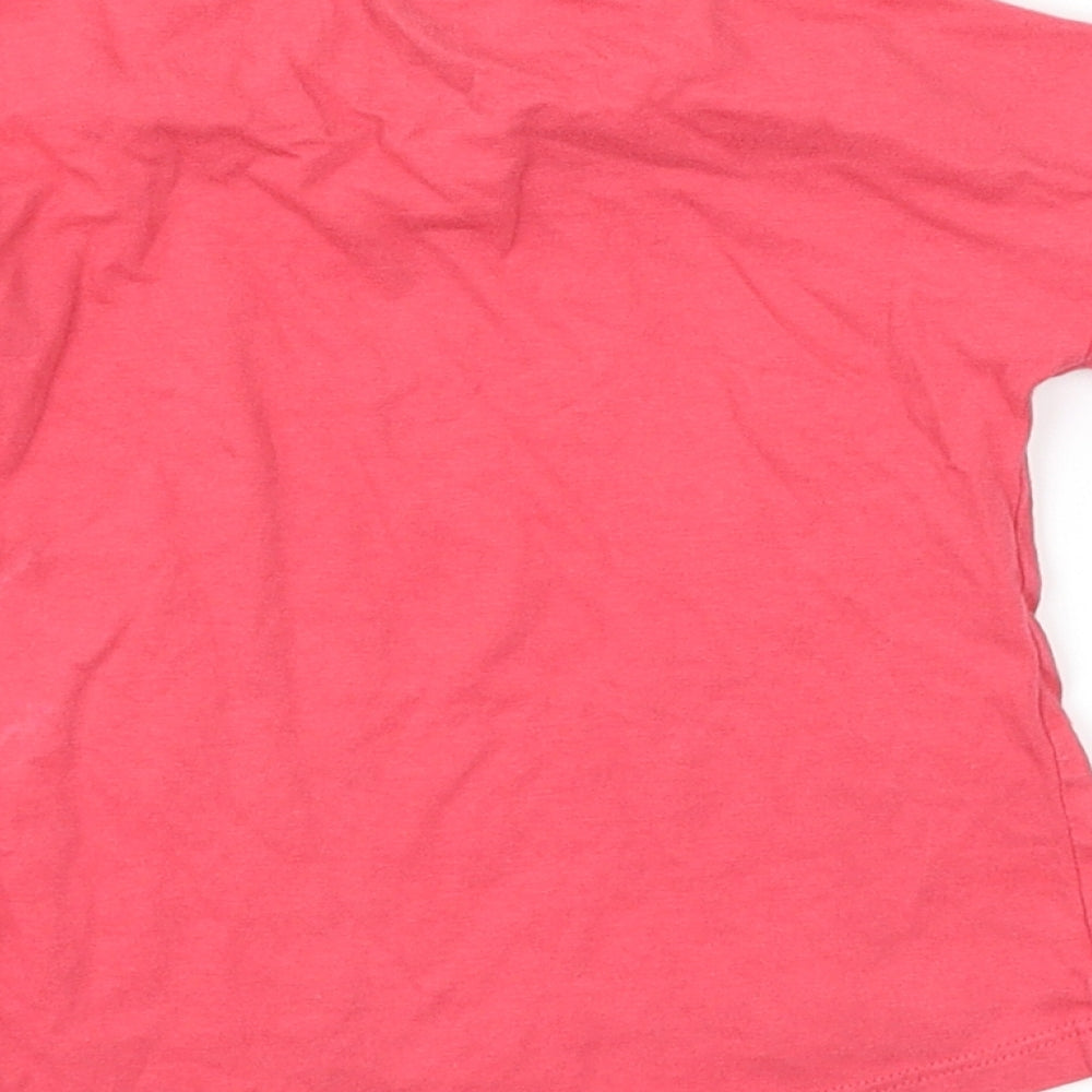 F&F Girls Pink   Basic T-Shirt Size 12-18 Months
