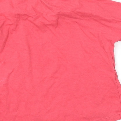 F&F Girls Pink   Basic T-Shirt Size 12-18 Months