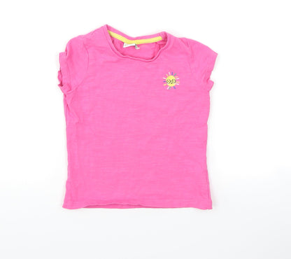 Boots Mini Club Girls Pink   Basic T-Shirt Size 2-3 Years  - sun