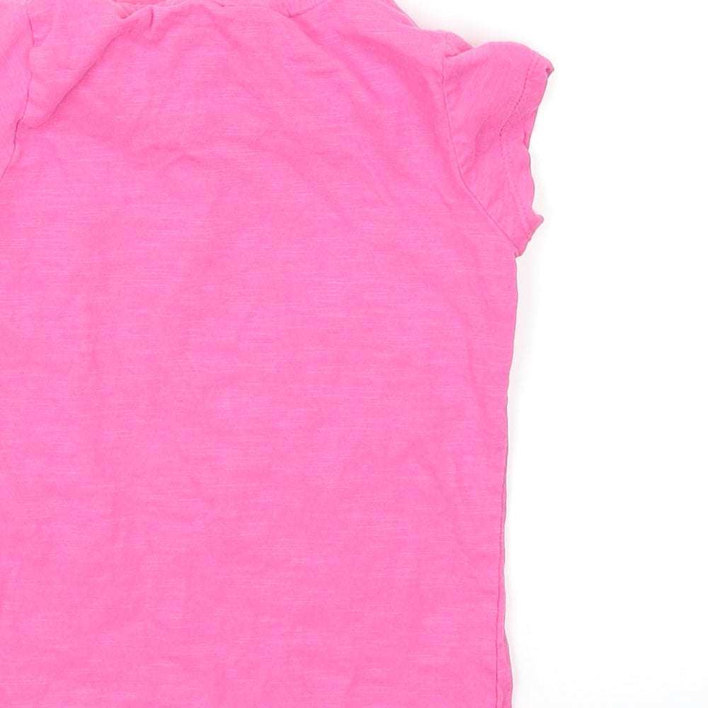 Boots Mini Club Girls Pink   Basic T-Shirt Size 2-3 Years  - sun