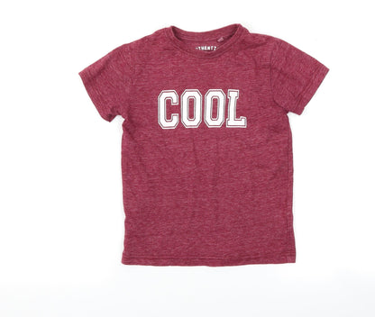 Next Boys Purple   Basic T-Shirt Size 5 Years  - cool