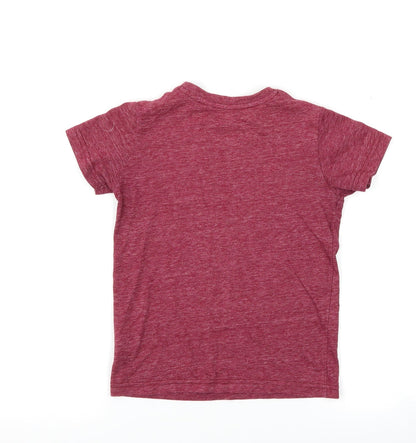 Next Boys Purple   Basic T-Shirt Size 5 Years  - cool