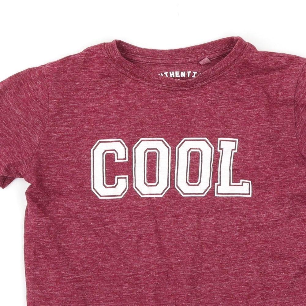Next Boys Purple   Basic T-Shirt Size 5 Years  - cool
