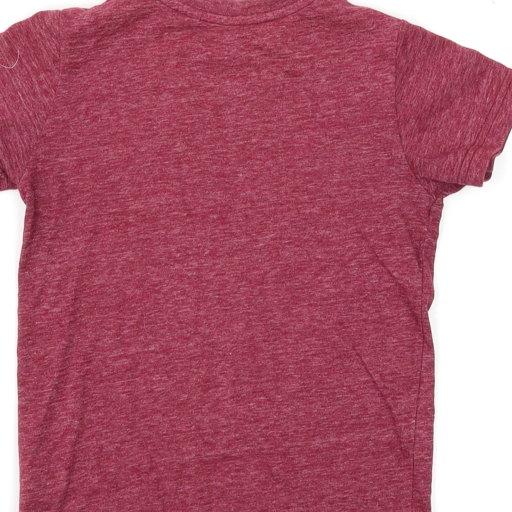 Next Boys Purple   Basic T-Shirt Size 5 Years  - cool