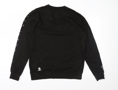 Awdis Womens Black   Pullover Sweatshirt Size L