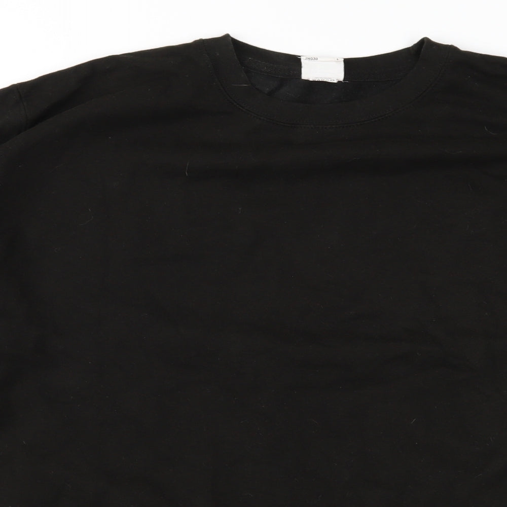 Awdis Womens Black   Pullover Sweatshirt Size L