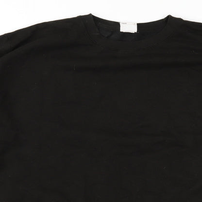 Awdis Womens Black   Pullover Sweatshirt Size L