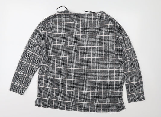 Womens UK Size 12 Bonmarché Black Basic Blouse