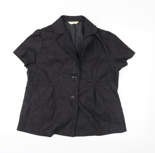 Womens UK Size 14 Agenda Regular Grey Suit Jacket