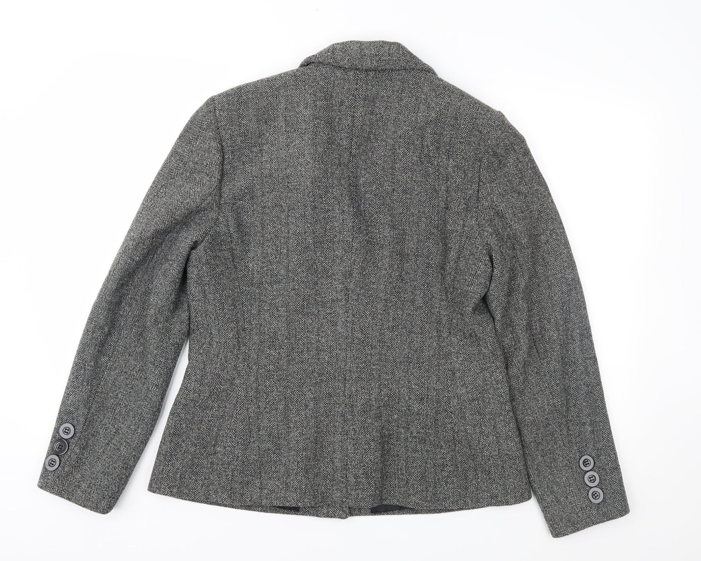 Womens UK Size 14 Preworn Grey Jacket