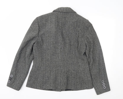 Womens UK Size 14 Preworn Grey Jacket