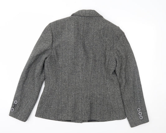 Womens UK Size 14 Preworn Grey Jacket