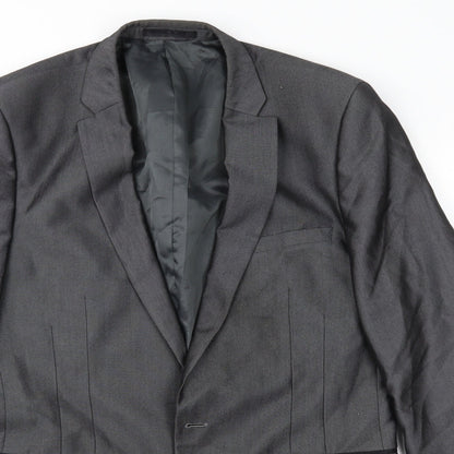 Mens UK Size 38 Red Herring Regular Grey Suit Jacket
