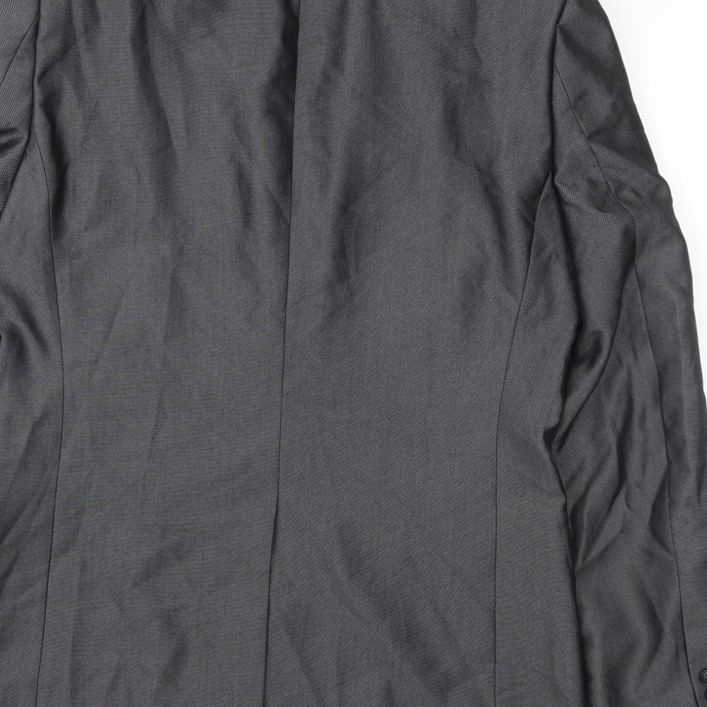 Mens UK Size 38 Red Herring Regular Grey Suit Jacket