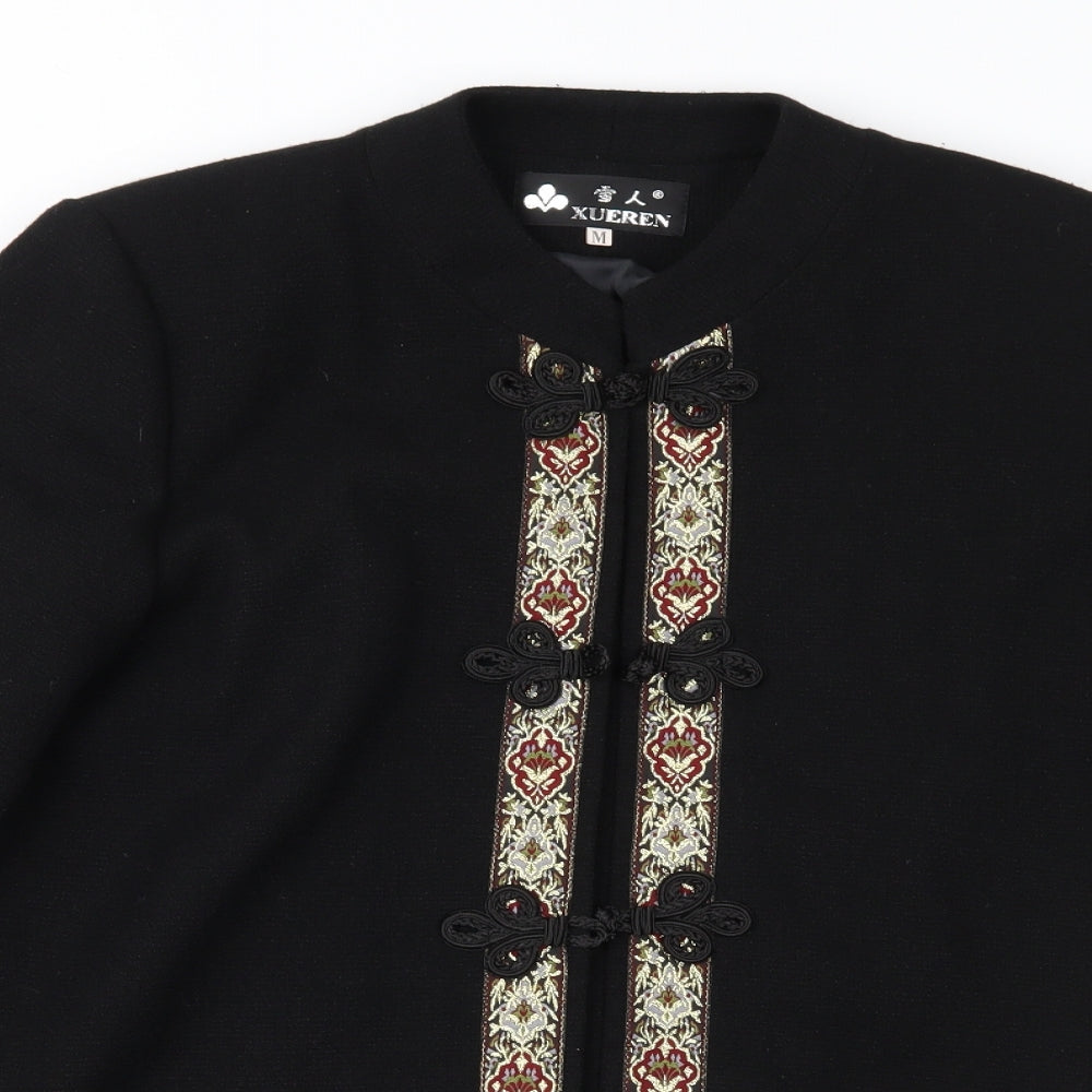 Xueren Womens Black   Jacket  Size M