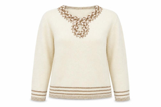 Paramour Womens Brown  Knit Pullover Jumper Size L