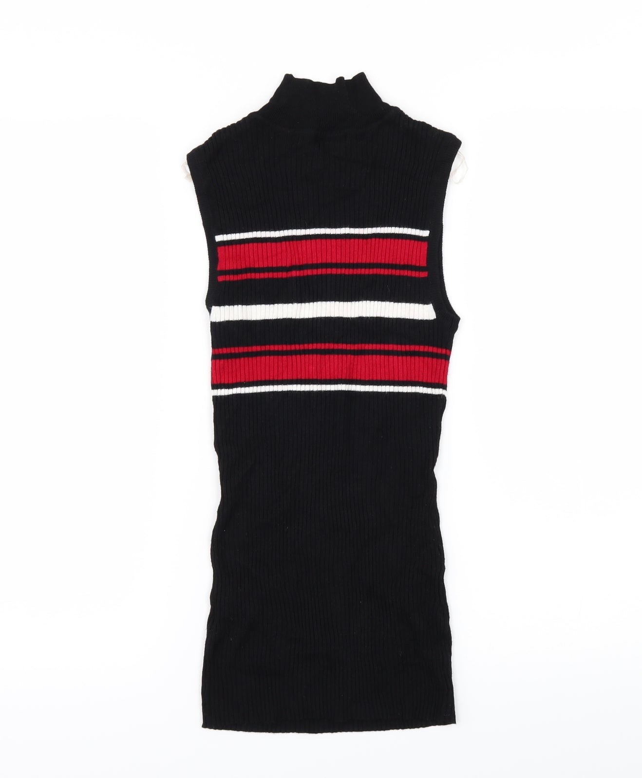 Selectq Womens Black   Pullover Jumper Size 10  - ribbed