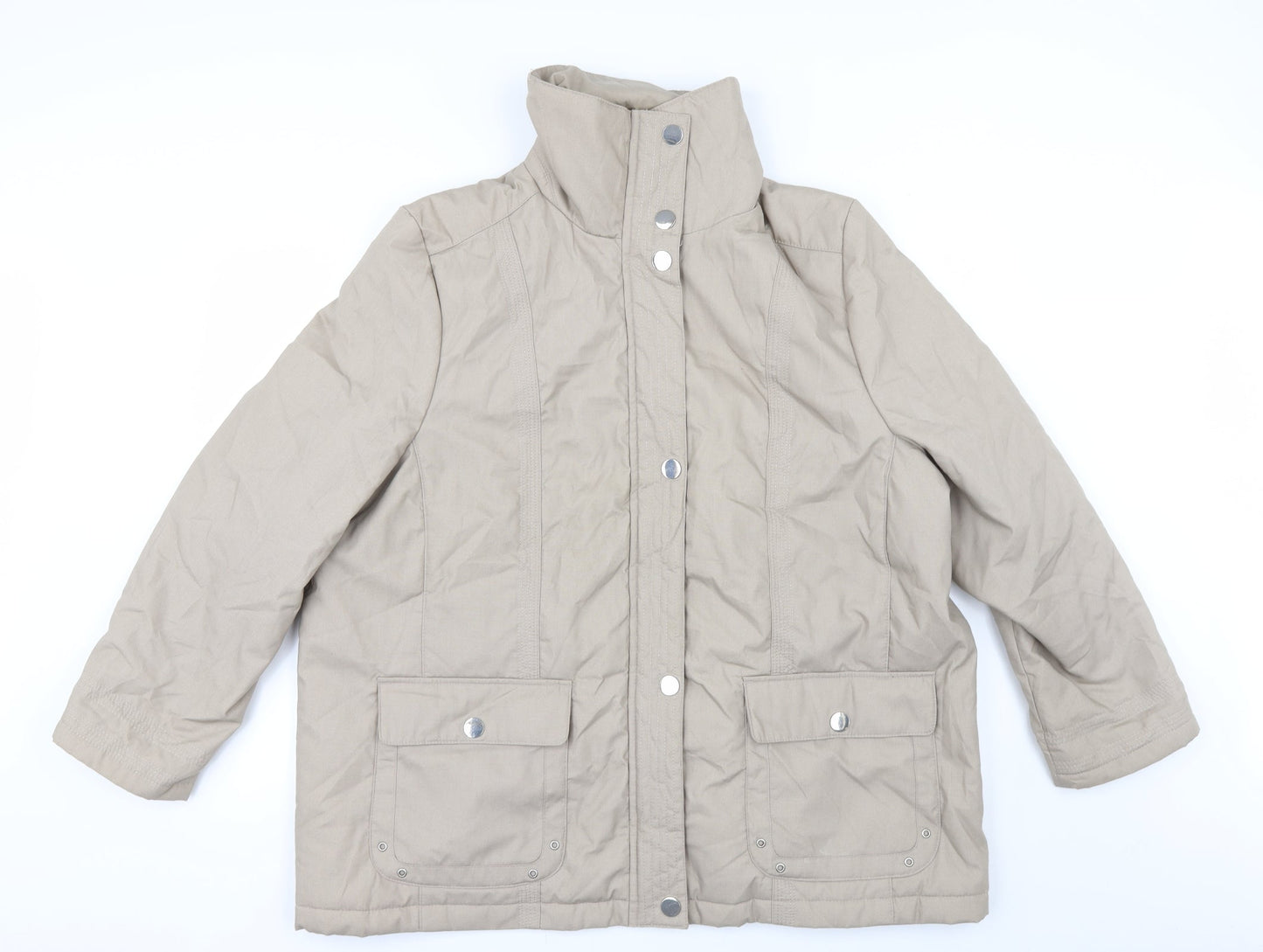 Classic Womens Beige   Jacket  Size XL