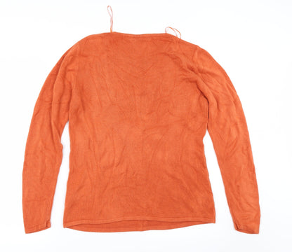 annarose Womens Orange   Pullover Jumper Size L