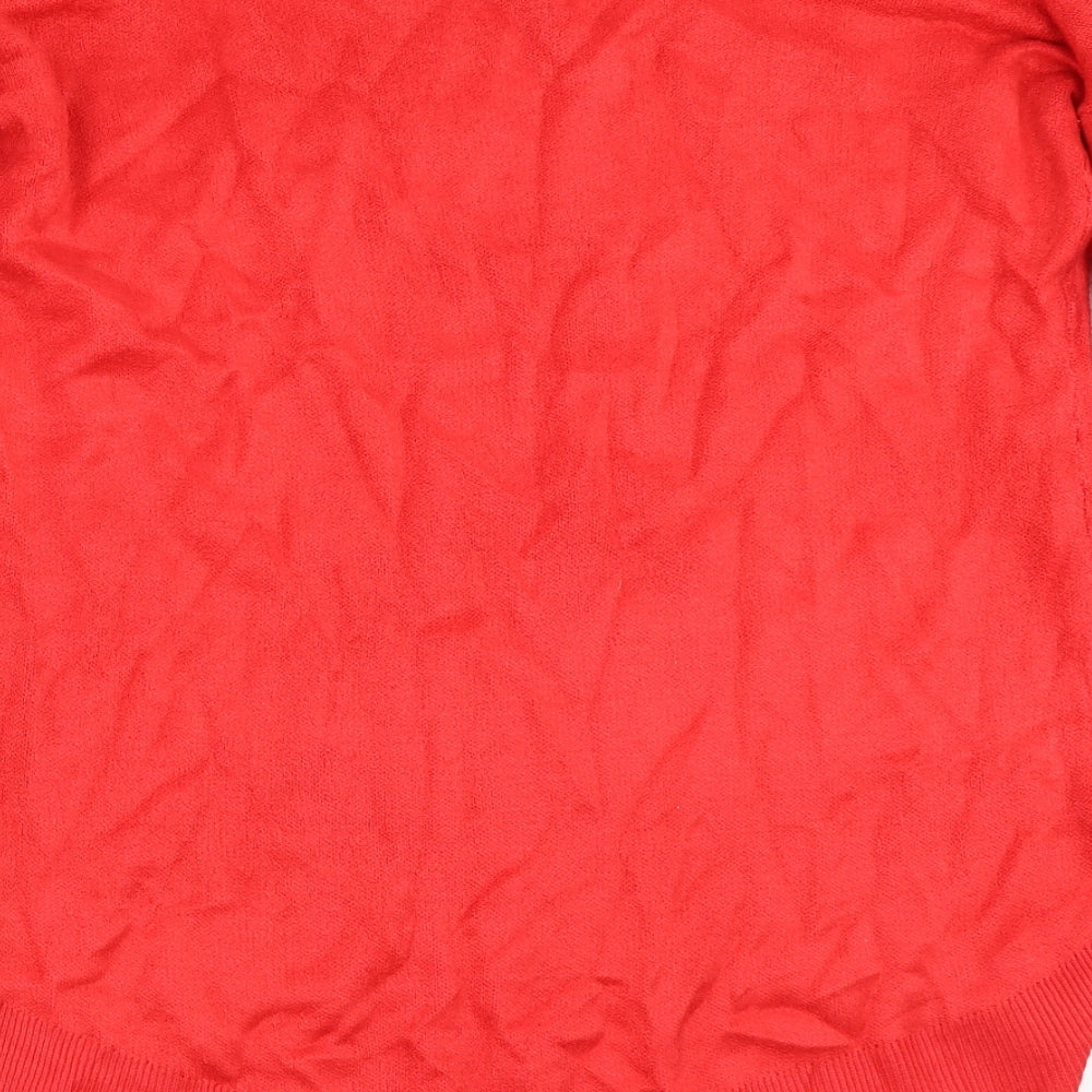 Primark Womens Red   Pullover Jumper Size S