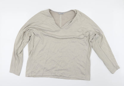 Zara Womens Beige   Basic T-Shirt Size S
