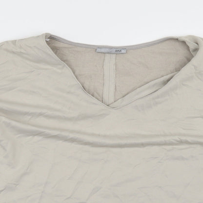 Zara Womens Beige   Basic T-Shirt Size S