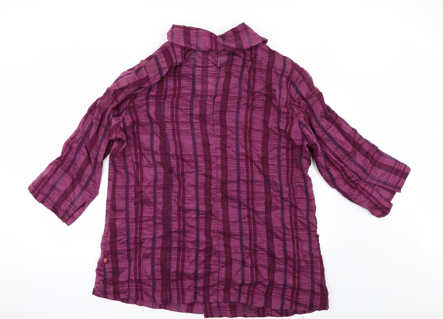bestsize Womens Purple Striped  Jacket  Size 46