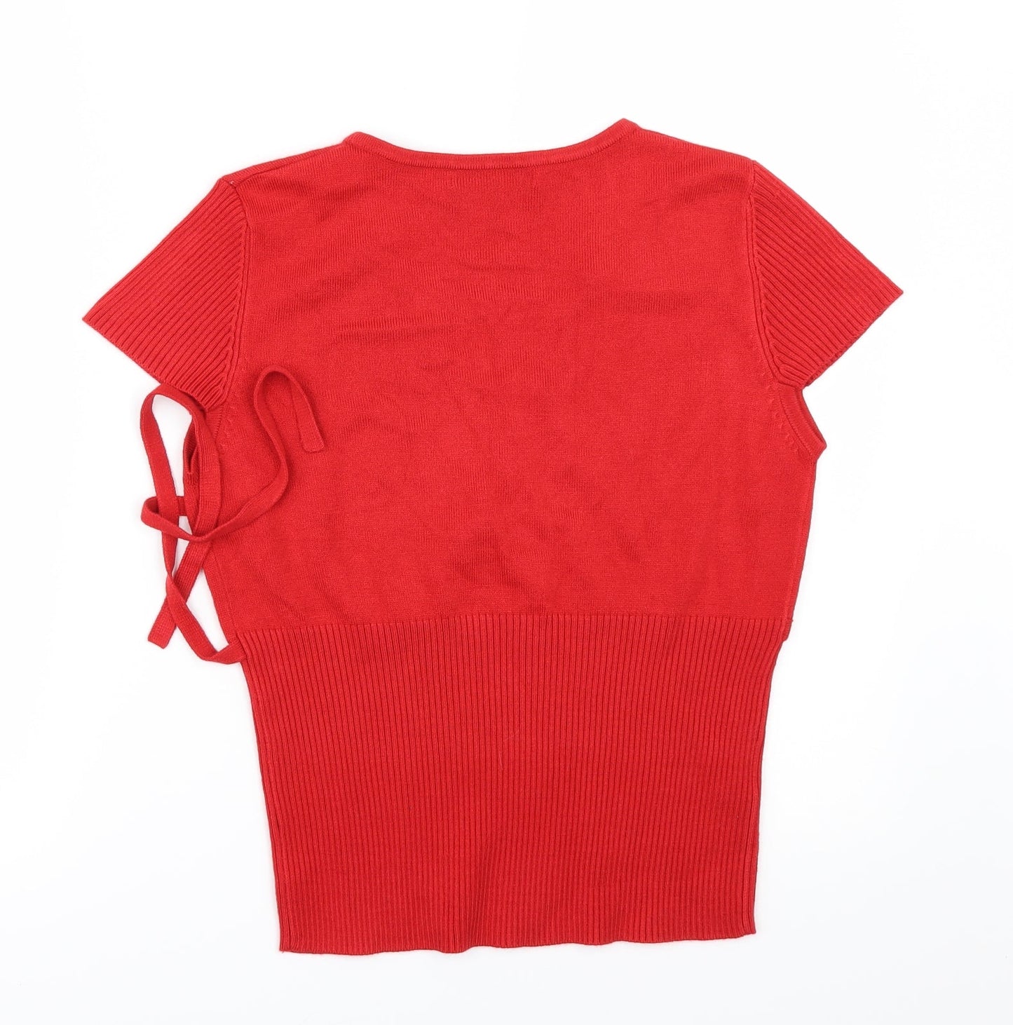 AMARANTO Womens Red   Pullover Jumper Size 14
