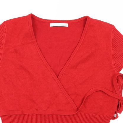 AMARANTO Womens Red   Pullover Jumper Size 14